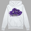 Court Purple 13s DopeSkill Hoodie Sweatshirt Rare Breed Type Graphic - White 