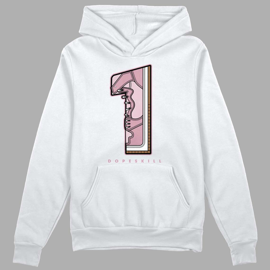 Dunk Low Teddy Bear Pink DopeSkill Hoodie Sweatshirt No.1 Graphic - White 