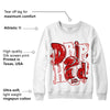 AJ 6 “Red Oreo” DopeSkill Sweatshirt Drip Too Hard Graphic