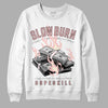 Jordan 1 High OG WMNS Washed Pink DopeSkill Sweatshirt Slow Burn Graphic Streetwear - White