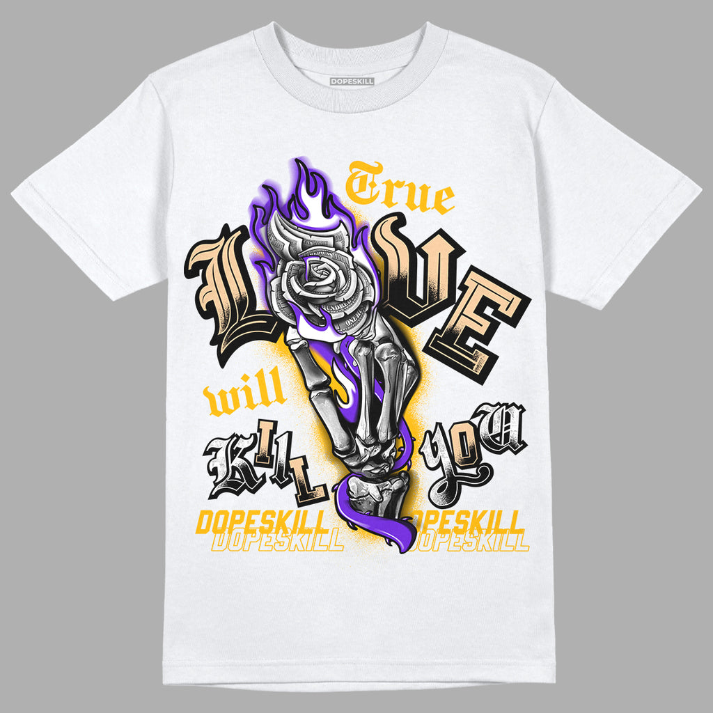 Afrobeats 7s SE DopeSkill T-Shirt True Love Will Kill You Graphic - White