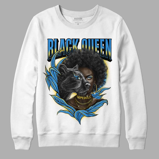 SB Dunk Low Homer DopeSkill Sweatshirt New Black Queen Graphic - White 