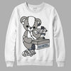 Jordan 6 Retro Cool Grey DopeSkill Sweatshirt Sneakerhead BEAR Graphic Streetwear - White 