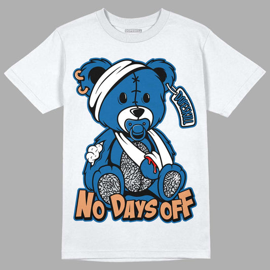Jordan 3 Retro Wizards DopeSkill T-Shirt Hurt Bear Graphic Streetwear - White