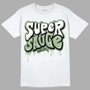 Seafoam 4s DopeSkill T-Shirt Super Sauce Graphic - White 