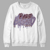 A Ma Maniére x Jordan 4 Retro ‘Violet Ore’ DopeSkill Sweatshirt Rare Breed Graphic Streetwear - White 