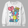 Candy Easter Dunk Low DopeSkill Sweatshirt Love Sick Graphic - White 