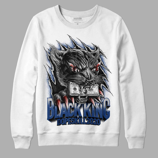 French Blue 13s DopeSkill Sweatshirt Black King Graphic