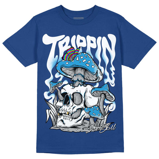 Brave Blue 13s DopeSkill Navy T-shirt Trippin Graphic