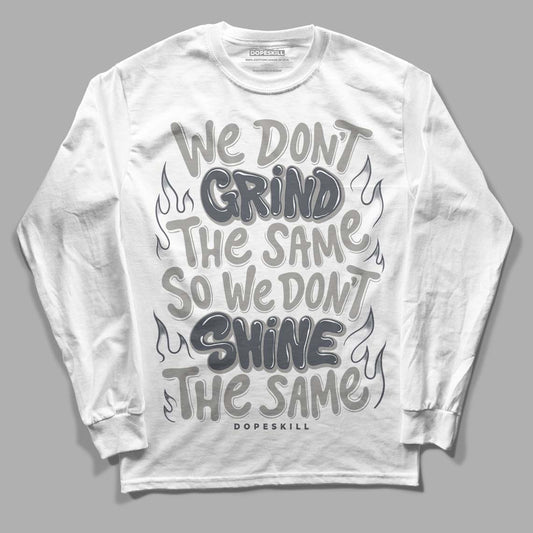 Jordan 11 Cool Grey DopeSkill Long Sleeve T-Shirt Grind Shine Graphic Streetwear - White