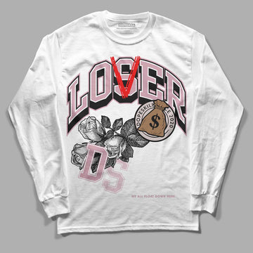 Dunk Low Teddy Bear Pink DopeSkill Long Sleeve T-Shirt Loser Lover Graphic - White 