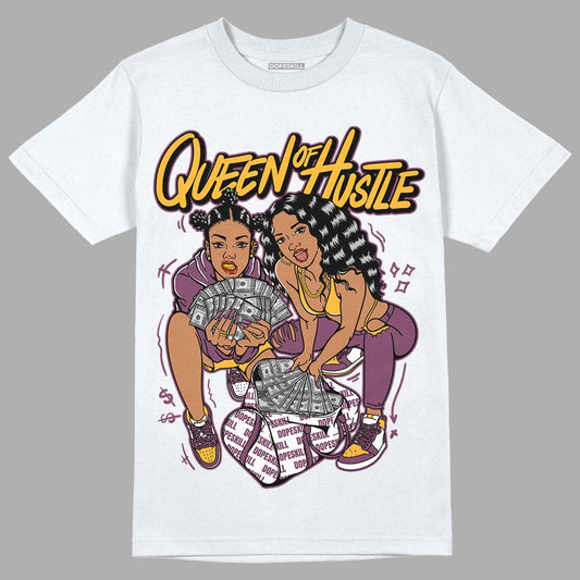 Brotherhood 1s High OG DopeSkill T-Shirt Queen Of Hustle Graphic - White