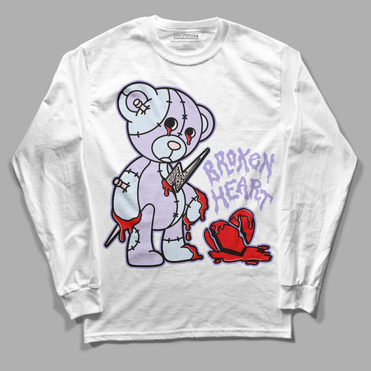 Easter Dunk Low DopeSkill Long Sleeve T-Shirt Broken Heart Graphic - White 