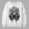 Jordan 4 Retro “Seafoam”  DopeSkill Sweatshirt DopeSkill Evolution Graphic Streetwear - White 