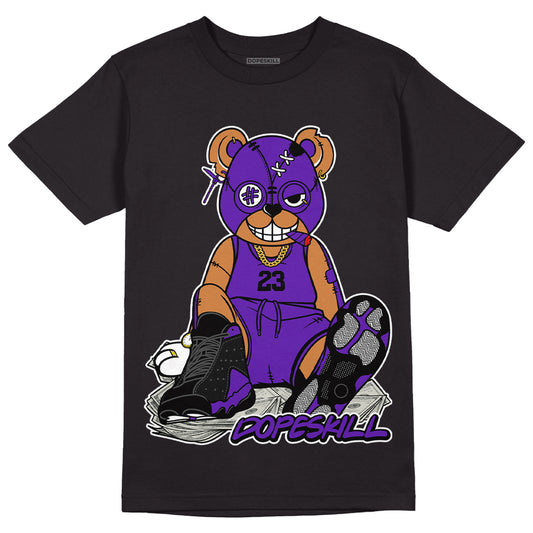 AJ 13 Court Purple DopeSkill T-Shirt Greatest Graphic