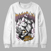 Brotherhood 1s High OG DopeSkill Sweatshirt Money On My Mind Graphic - White 