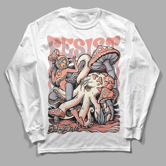 DJ Khaled x Jordan 5 Retro ‘Crimson Bliss’ DopeSkill Long Sleeve T-Shirt Resist Graphic Streetwear - White 