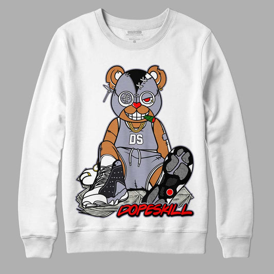 Jordan 13 Retro 'Black Flint' DopeSkill Sweatshirt Greatest Graphic Streetwear - White