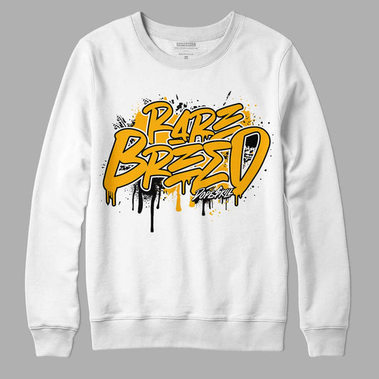 Goldenrod Dunk DopeSkill Sweatshirt Rare Breed Graphic - White 