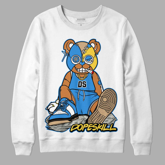 SB Dunk Low Homer DopeSkill Sweatshirt Greatest Graphic - White