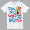 Messy Room 4s DopeSkill T-Shirt Real Ones Move In Silence Graphic - White