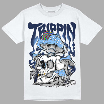 Georgetown 6s DopeSkill T-Shirt Trippin Graphic - White 