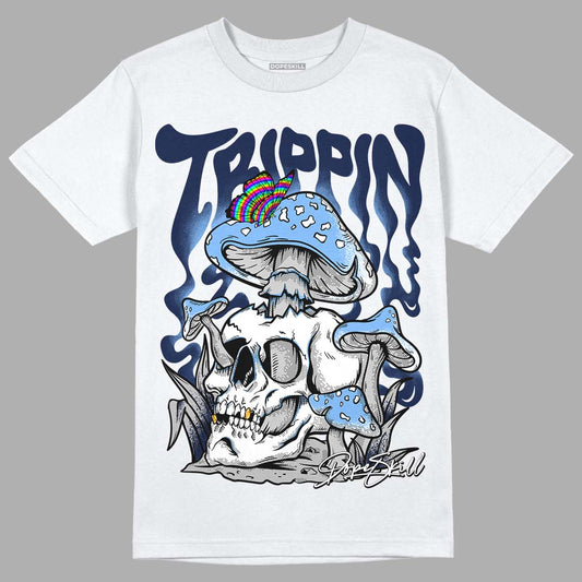 Georgetown 6s DopeSkill T-Shirt Trippin Graphic - White 