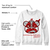 AJ 6 “Red Oreo” DopeSkill Sweatshirt Sneaker Bear Head Graphic