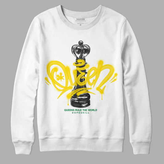 Dunk Low Reverse Brazil DopeSkill Sweatshirt Queen Chess Graphic Streetwear - White