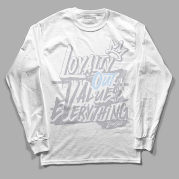 Jordan 11 Retro Low Cement Grey DopeSkill Long Sleeve T-Shirt LOVE Graphic Streetwear - White