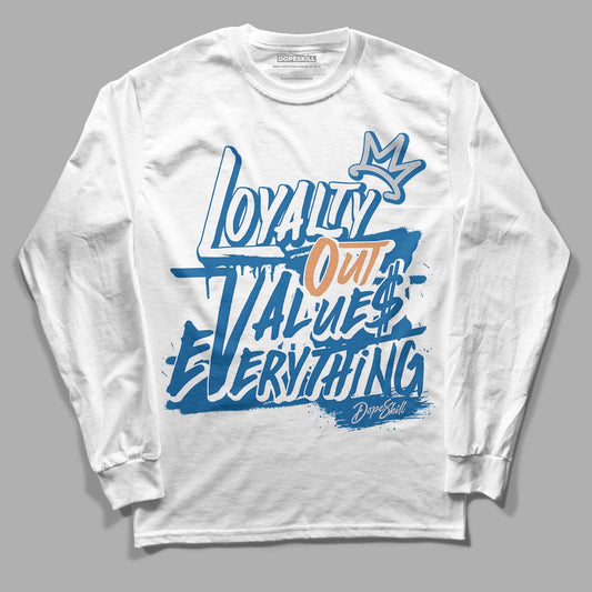 Jordan 3 Retro Wizards DopeSkill Long Sleeve T-Shirt LOVE Graphic Streetwear - White