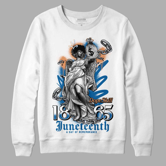 Jordan 3 Retro Wizards DopeSkill Sweatshirt Juneteenth Graphic Streetwear - White