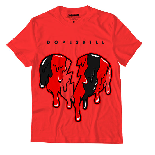 AJ 9 Chile Red DopeSkill Chile Red T-shirt Tear My Heart Out Graphic