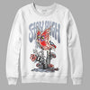 Jordan 3 Retro White Cement Reimagined DopeSkill Sweatshirt Stay High Graphic Streetwear - White