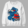 Messy Room 4S DopeSkill Sweatshirt Bear Steals Sneaker Graphic - White