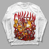 Cardinal 7s DopeSkill Long Sleeve T-Shirt Chillin Graphic - White 