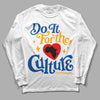 Dunk Blue Jay and University Gold DopeSkill Long Sleeve T-Shirt Do It For The Culture Graphic Streetwear - White