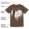 AJ 3 Neapolitan DopeSkill Dark Mocha T-shirt Slime Drip Heart Graphic