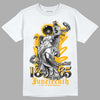 Goldenrod Dunk DopeSkill T-Shirt Juneteenth Graphic - White 