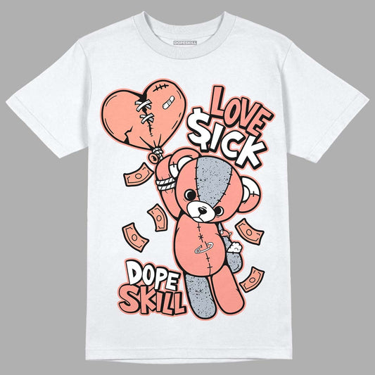 DJ Khaled x Jordan 5 Retro ‘Crimson Bliss’ DopeSkill T-Shirt Love Sick Graphic Streetwear - White 