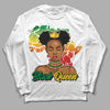 Black History Collection DopeSkill Long Sleeve T-Shirt Black Queen Graphic - White 