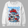 Travis Scott x Jordan 4 Retro 'Cactus Jack' DopeSkill Sweatshirt Trippin Graphic Streetwear  - White 