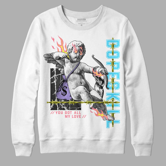 Candy Easter Dunk Low DopeSkill Sweatshirt You Got All My Love Graphic -White 