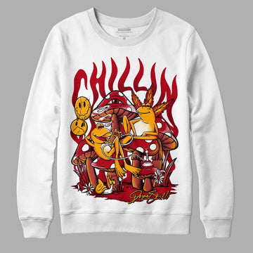 Cardinal 7s DopeSkill Sweatshirt Chillin Graphic - White 