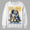 Dunk Blue Jay and University Gold DopeSkill Sweatshirt Real Lover Graphic Streetwear - White