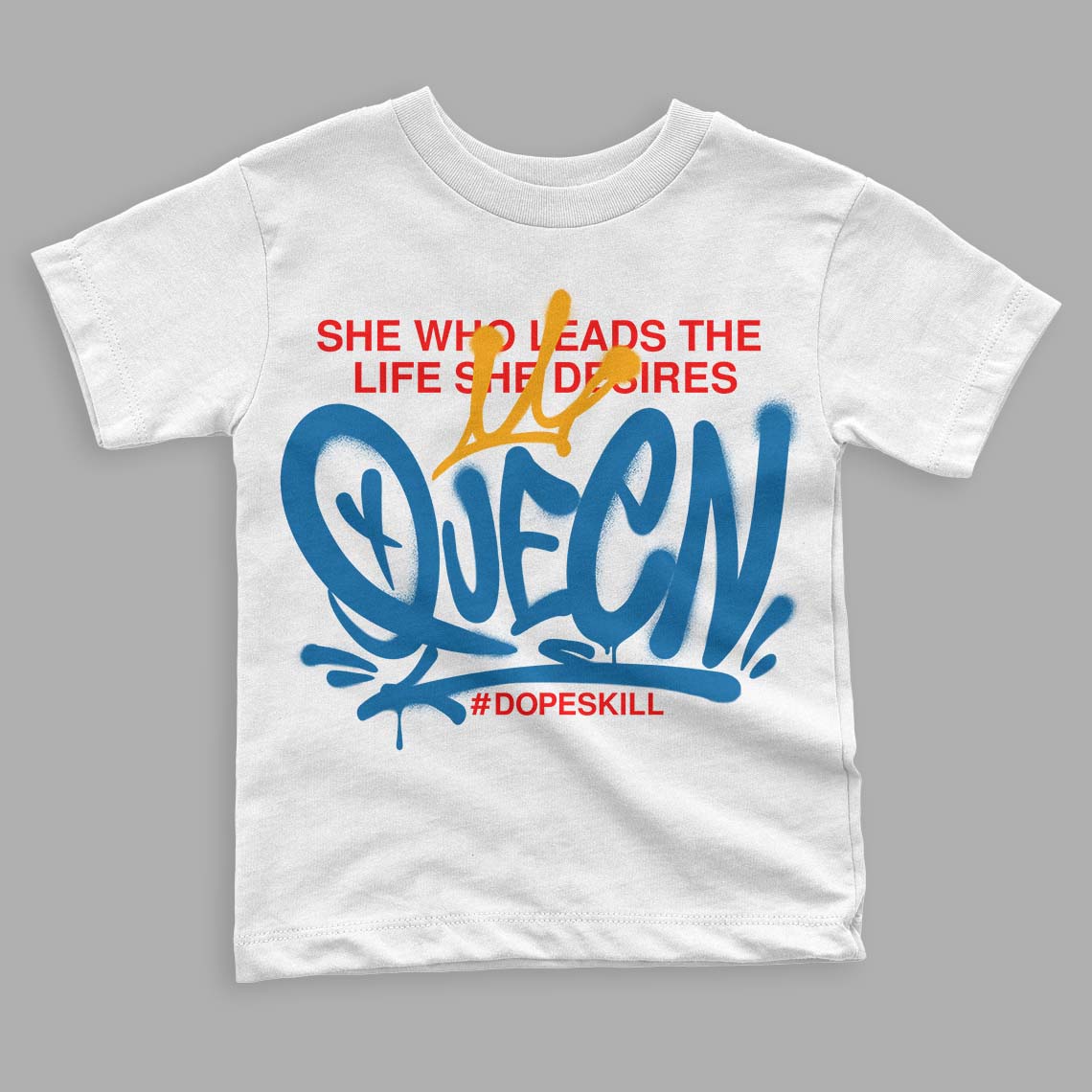 Messy Room 4S DopeSkill Toddler Kids T-shirt Queen Graphic - White 