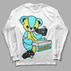 Aqua 5s DopeSkill Long Sleeve T-Shirt Sneakerhead BEAR Graphic