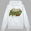 Travis Scott x Jordan 1 Low OG “Olive” DopeSkill Hoodie Sweatshirt Rare Breed Graphic Streetwear - White