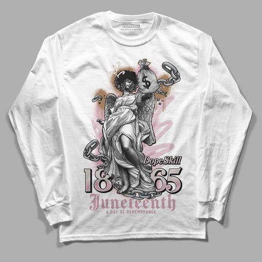 Dunk Low Teddy Bear Pink DopeSkill Long Sleeve T-Shirt Juneteenth Graphic - White 