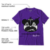 AJ 13 Court Purple DopeSkill Purple T-shirt Sneaker Bear Head Graphic